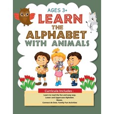 Learn The Alphabet With Animals: Reading Made Easy - Preschool Kindergarten and 1st Grade Activity ... Paperback, Bdo Book Store, English, 9786655368993