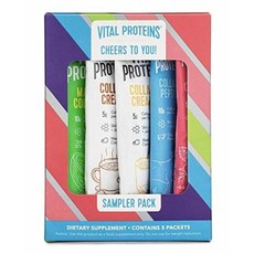 Vital Proteins Holiday Sampler Box 바이탈 프로틴 홀리데이 샘플러 박스 글루텐 프리 콜라겐 5개입, 1개, 상품상세설명참조