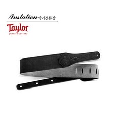 테일러 Taylor 누벅블랙 스웨디드 어쿠스틱 통기타 일렉기타 고급가죽스트랩 2.5인치