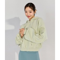 XEXYMIX 내핑 후드 집업 제이드그린