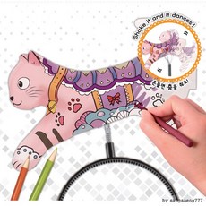 컬러룬 3D 헤어밴드 만들기 키트, 종류선택/고양이