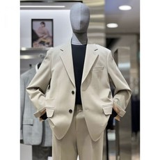 리버클래시 베이지 오버핏 히든밴딩 스판 춘추 데일리 캐주얼 셋업 정장 수트 LKS26201 LKS27201 백화점 아울렛 (4076505)