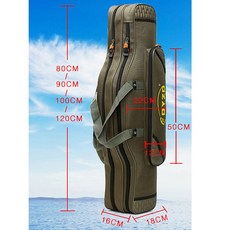 [해외 직송]뉴타임즈11 낚시가방 낚싯대가방 바다낚시가방 XT15 A22, 02 90cm 2층