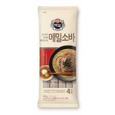 백설 제일제면소 메밀 소바, 400g, 1개