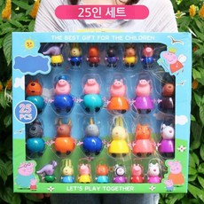 페파피그 돼지 가족 피규어 세트상품, D