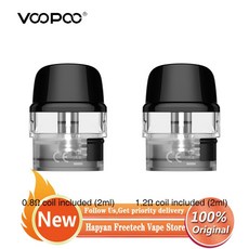 VOOPOO 교체용 빈치 포드 카트리지 저항 포드 키트 드래그 나노 2 전자 담배 2ml 0.8ohm 1.2ohm, 02 6pcs 0.8ohm