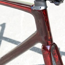 자전거프레임 탄소 프레임 SL7 세트 Di2 기계식 그룹용 700C 도로 자전거 브러시드 레드 컬러, 08 zipp 454 wheels 