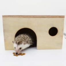 [쥬파크] 햄스터 기니피그 고슴도치 나무 은신처, wood(대형), 1개