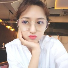 버킷리스트안경 네트레드 메탈 프레임 방사방지 트렌드 둥근 얼굴 블루레이 근시경