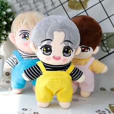 20CM EXO 인형 인형 드레스 스트라이프 셔츠 귀여운 캔디 바지 인형 옷, [6] [6 only clothes 20cm doll clothes]^0