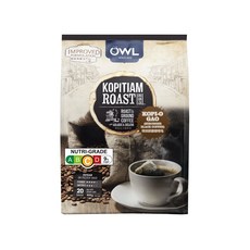 Owl 부엉이 커피 코피티암 코피 오 가오 - Kopitiam Roast & Ground Kopi O Gao (20g X 20개입), 20g, 1개, 20개입