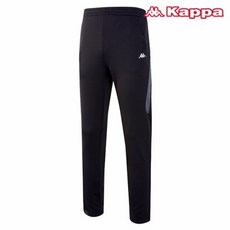 KAPPA 카파 남자 솔리드 엔진 플리스 팬츠 블랙