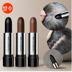 [방수커버] 프루스 새까만 새치커버스틱 흰머리 셀프 염색, 새치커버 블랙, 2개
