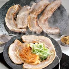 [TV홈쇼핑정품 애드크로스]5중 통 주물 독일 코겔 마블팬 삼겹살 고기 불판 볶음밥 야외 무쇠 가마솥