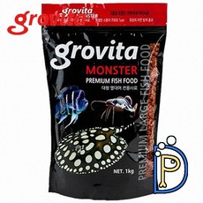 그로비타 몬스터 대형어 열대어 먹이 사료 1kg, 상세페이지 참조, 상세페이지 참조