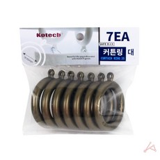 꿀생활 커튼링대황동 7EA jho*1777Lt, 본상품선택, 7개
