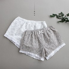 <여름시원할인>유아 여아 아동 펀칭무늬 (펀칭사각블루머)