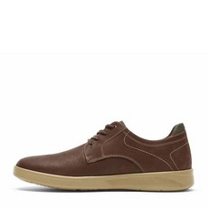 Rockport 남성용 Caldwell 플레인 토 옥스포드 스니커즈 Java 가죽