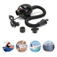 에어바운스송풍기 수영장 송풍기 600w 800w 1200w 에어 매트 쿠션 볼 풍선 휴대용 펌프, 옵션1(600w), 1개