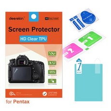 DeerekinHD 소프트 TPU 스크린 프로텍터 펜탁스 K1 2 3 4 7 8 10 K70 KS2 디지털 카메라 K1 2 3 4 채널 3d 프린터 스테레오 사운드 센서 lcd 디, 01 K1 K-1 with Top LCD, 없음 - 펜탁스k-1