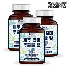 조은약초 제주 감태 추출물 정 60p, 60정, 3개