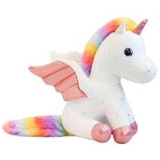 홈이즈스토리 유니콘인형 어린이 kc인증 수면 애착인형, 30cm, 30cm, 1개, 화이트 30cm, 화이트