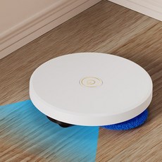 Smart Go 무선 스마트 물걸레청소기 듀얼 스윙 자동회전 로봇청소기, 화이트