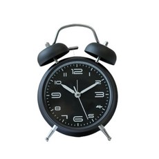 트렌드로드 프라임 탁상시계 무소음 자명종 알람, 매트블랙