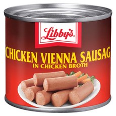 Libby's Chicken Vienna Sausage 리비스 치킨 비엔나 소시지 130g 6팩, 6개