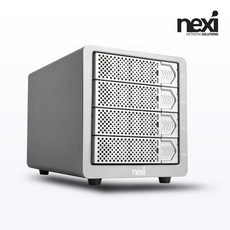 넥시 USB3.1 C타입 대용량 스토리지 4베이 NX769 외장 케이스-2.5인치 이하, 선택없음 - hdmediabox