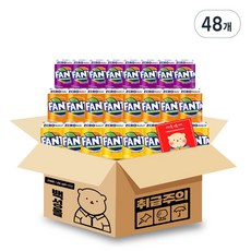 [백성] 제로 음료수 환타 세트 뚱캔 최신제조 안전포장, 48개, 355ml