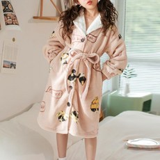 kirahosi 극세사 수면 잠옷 원피스 여아 초등학생 주니어 포근 174호+덧신증정 CHya7a2x