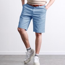 [투뎃] 남성용 스판 댄디 코튼 컬러 면 반바지