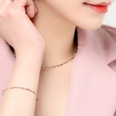 준우젬18k목걸이팔찌세트