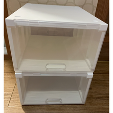 리템 시스템 신발장, 화이트, 2개