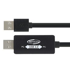 (강원전자 NETmate USB to USB 데이터 컨버터 (KM-021 (블랙/1.8M 강원전자/데이터/컨버터/블랙, 단일 모델명/품번