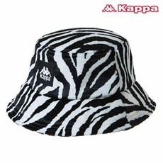 KAPPA 애니멀 퍼 버킷햇 화이트