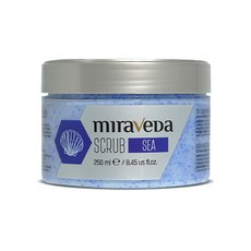 이탈왁스 전문가용 미라베다 씨 스크럽 250ml 인그로운 바디 각질 제거 왁싱제모제재료, 1개, 250g