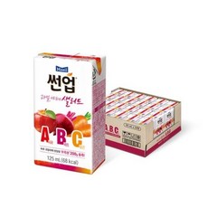 썬업 과일야채 샐러드 ABC 주스, 125ml, 168개