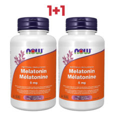 멜라토닌 나우푸드 5mg 1+1 대용량 수면영양제 수면유도제