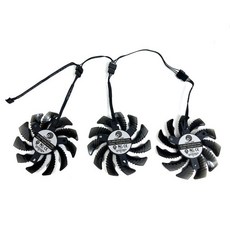 1SET PLD08010S12HH RX 6600 XT GPU 팬 기가바이트 RX 6700 XT RX 6600 XT RX 6600 RX 6500 XT GAMING OC, [01] Fan-PLD08010S12HH