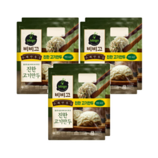 [CJ제일제당] 비비고 수제만둣집 맛 진한고기만두400g, 400g, 6개