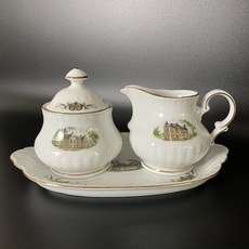[앤틱] 독일 바바리아 Sugar bowl & Creamer 세트