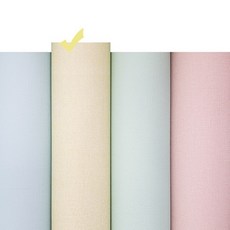 화사한 노란색 실크벽지 아이방 놀이방 도배시공 도배지1롤 15.6m 라임옐로우, 4롤
