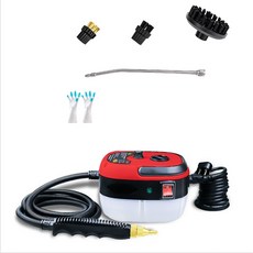 가정용 전기 스팀 청소기 발생기 자동차 에어컨 레인지 후드 멀티 고압 세척기 220V 3 바 2500W, 01 220V red_01 미국_01 220V