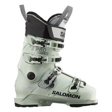 살로몬 부츠 스노우보드 2024 Salomon S/Pro Alpha 100 여성 Ski Boots White Moss Size 24/24.5 pale green