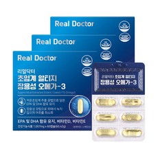 리얼닥터 초임계 알티지 장용성 오메가 3 60.42g, 60캡슐, 3개
