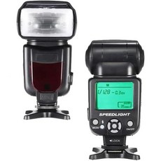 LCD 디스플레이가 포함된 디지털 Nc Speedlite 플래시 Nikon Canon Sony Panasonic Leica Fujifilm Pentax & Olymp, 1개