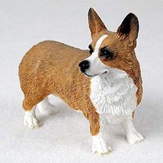 Conversation Concepts 웨일스 어 Corgi 개 펨 브로크 새로운 수지 입상 DF51A 스탠드, none