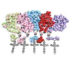 도자기십자가장미